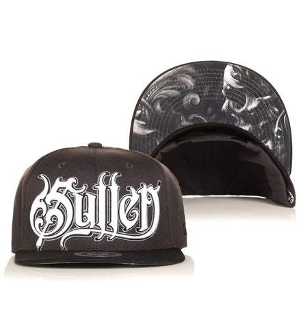 Sullen Collective BAROQUE SNAPBACK HAT GRAPHITE