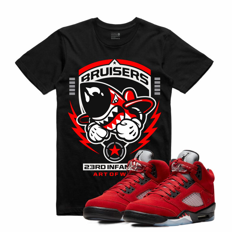 Retro Kings AJ5 TORO BRAVO BRUISER INFANTRY TEE BLACK