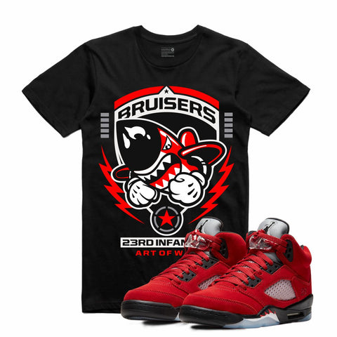 Retro Kings AJ5 TORO BRAVO BRUISER INFANTRY TEE BLACK
