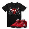 Retro Kings AJ5 TORO BRAVO BULLY BONES TEE BLACK