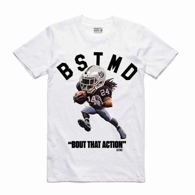 Streetwear on Demand TOONS BEASTMODE TEE WHITE