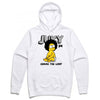 Streetwear on Demand BIGGIE BART BOOTLEG HOODIE WHITE