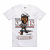Streetwear on Demand CARICATURE BIGGIE TEE WHITE