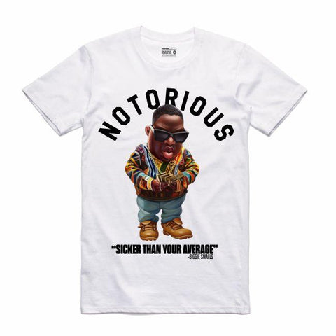 Streetwear on Demand TOONS BIGGIE TEE WHITE