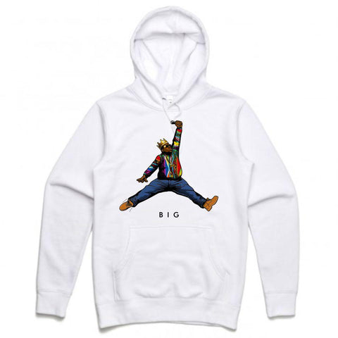 Streetwear on Demand BIGGIE JMPMN HOODIE WHITE
