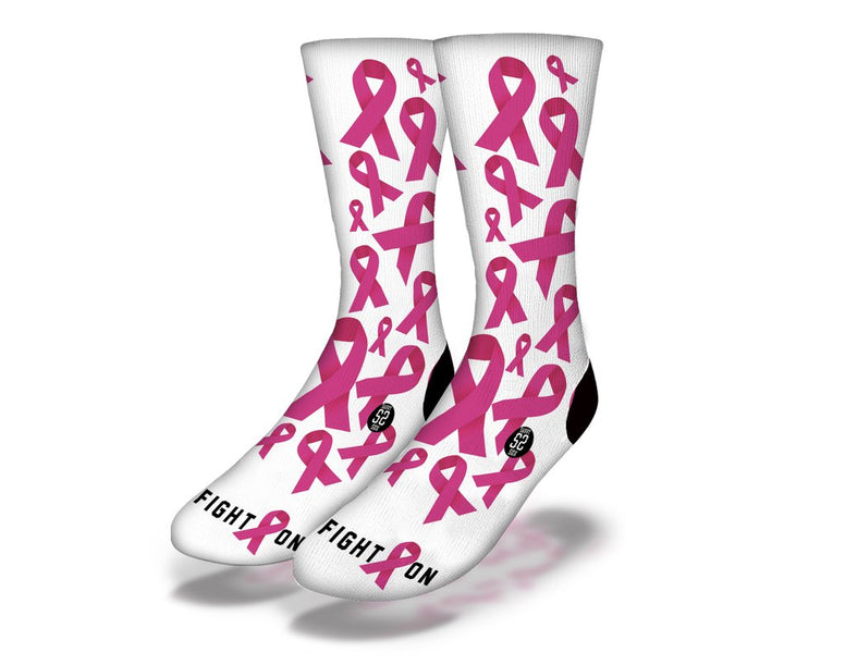 SAVVY SOX BREAST CANCER AWARENESS 1 SOCKS