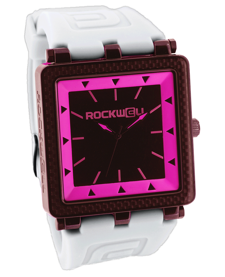 ROCKWELL THE CARBON FIBER WATCH PINK WHITE