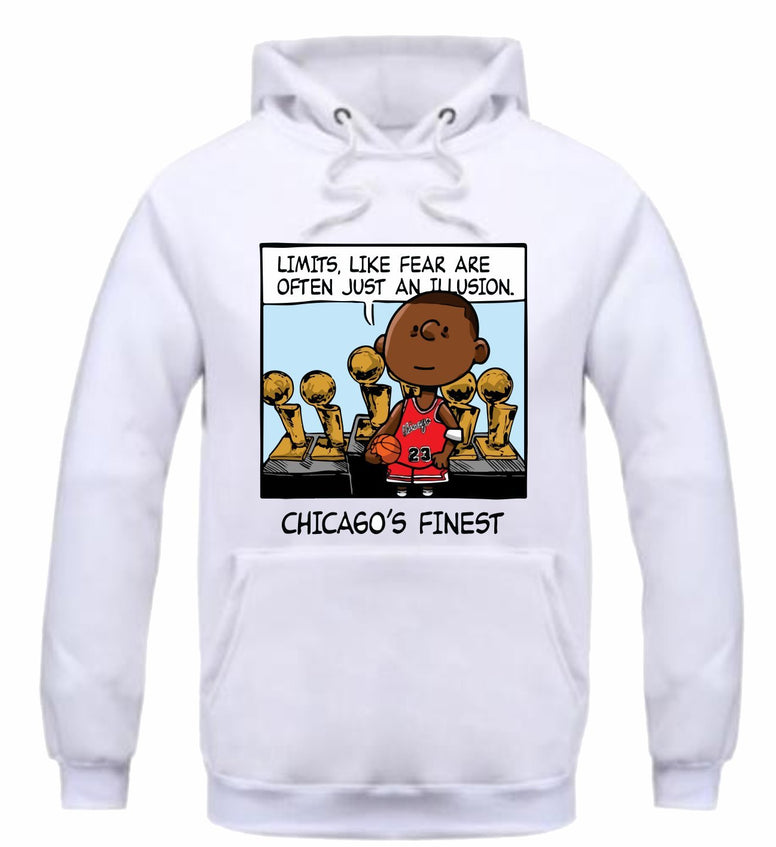 Streetwear on Demand PNUTS CHICAGOS FINEST HOODIE WHITE