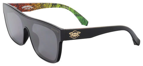 BLACK FLYS x SULLEN MONO CHOLOHA FLY SUNGLASSES SHINY BLACK SMOKE LENS