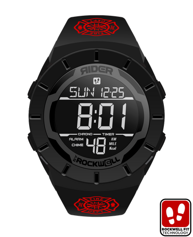 ROCKWELL THE COLISEUM FIT WATCH MALTESE CROSS FIRE