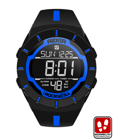 ROCKWELL THE COLISEUM FIT WATCH THIN BLUE LINE BLACK / BLUE