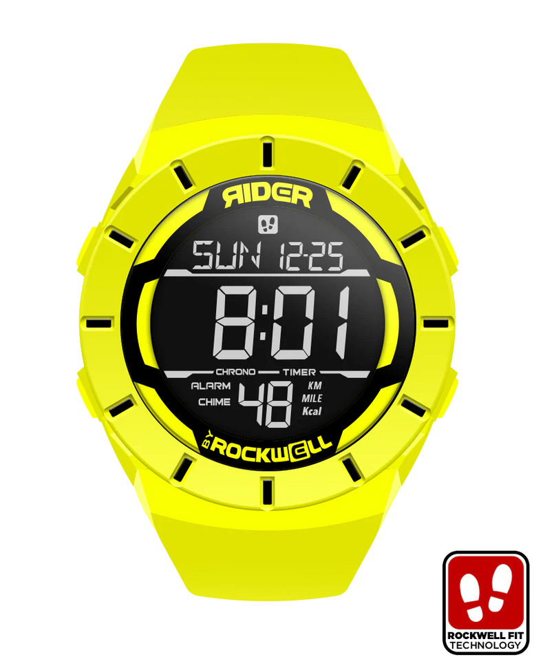 ROCKWELL THE COLISEUM FIT WATCH YELLOW