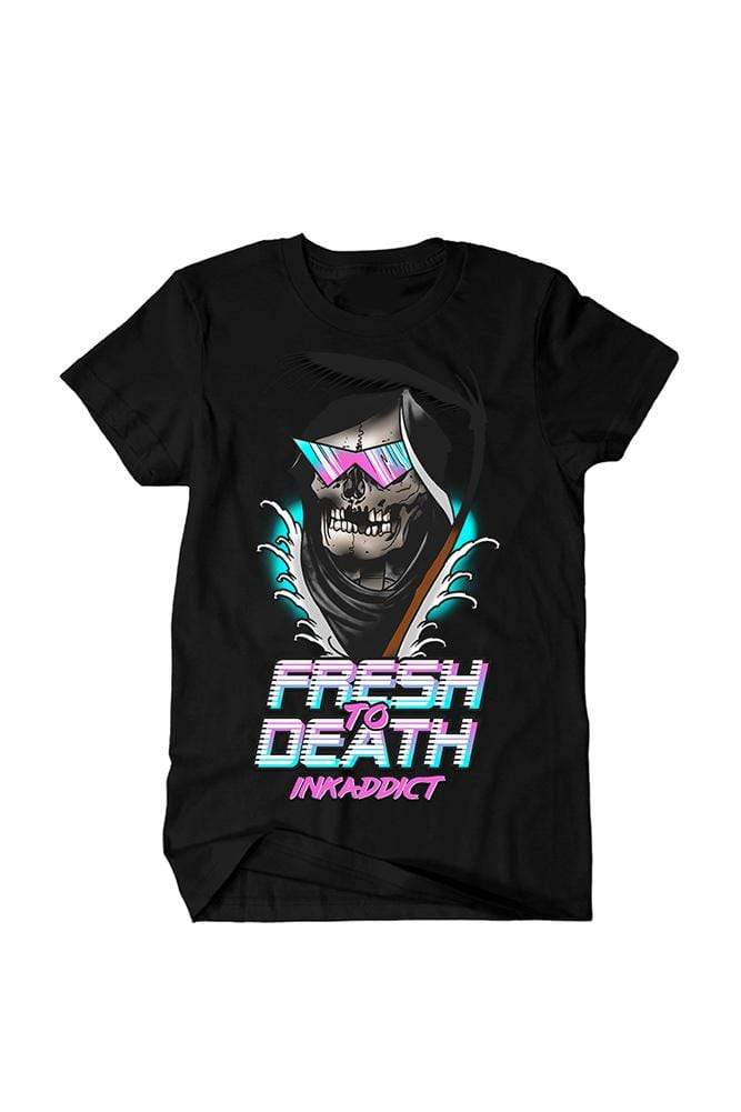 InkAddict MENS FRESH TO DEATH Tee Shirt