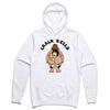 Streetwear on Demand CRACK BART BOOTLEG HOODIE WHITE