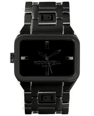 ROCKWELL DUEL TIME WATCH BLACK / BLACK