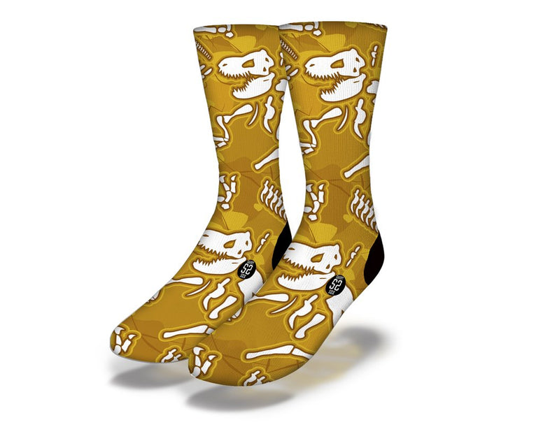SAVVY SOX T REX SKELETON SOCKS