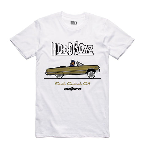 Streetwear on Demand CULTURE DOUGH BOY HOOD BOYZ TEE WHITE
