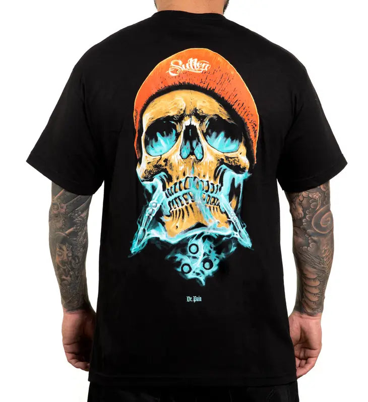 SULLEN DR PAIN TEE SHIRT BLACK