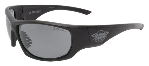 BLACK FLYS FLY DEFENSE SAFETY SUNGLASSES MATTE BLACK SMOKE