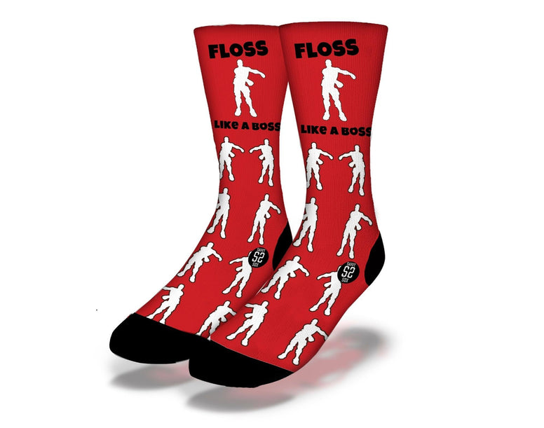 SAVVY SOX FORTNITE FLOSS LIKE A BOSS SOCKS