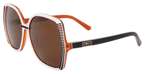 BLACK FLYS FEATHERED FLY BLACK WHITE ORANGE POLARIZED BROWN