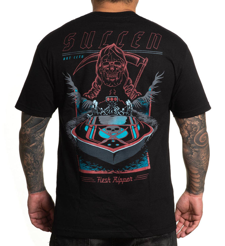 SULLEN FLESH RIPPERS TEE SHIRT BLACK