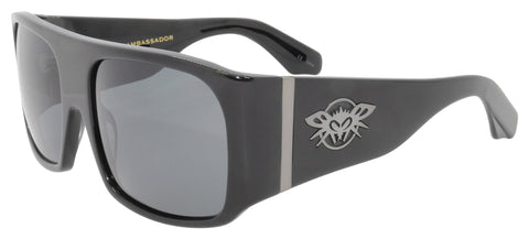 BLACK FLYS FLY AMBASSADOR X RODMAN SHINY BLACK SMOKE