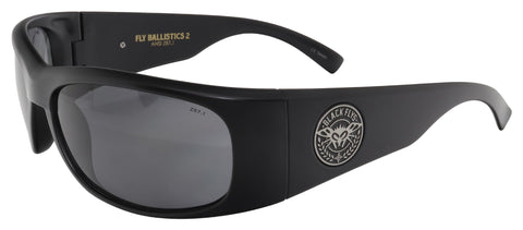 BLACK FLYS FLY BALLISTICS 2 SUNGLASSES MATTE BLACK SMOKE