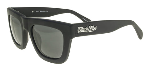 BLACK FLYS BANDITO SUNGLASSES MATTE BLACK SMOKE LENS