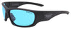 BLACK FLYS FLY DEFENSE SHINY BLACK HPS INDO BLUE LENS