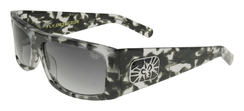 BLACK FLYS FLY DETECTOR SUNGLASSES BLACK/WHITE TORTOISE GRADIENT LENS