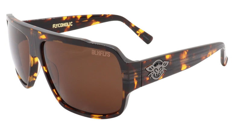 BLACK FLYS FLYCOHOLIC SUNGLASSES TORTOISE