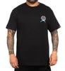 SULLEN GHOST BADGE TEE SHIRT BLACK