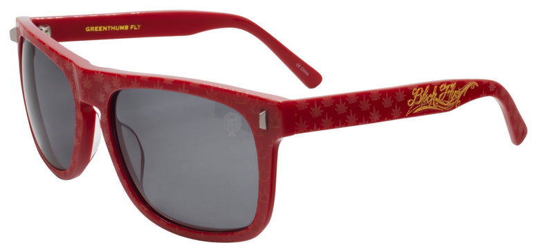 BLACK FLYS x DR GREENTHUMB SUNGLASSES SHINY RED