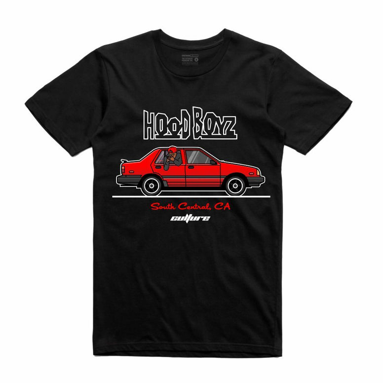 Streetwear on Demand CULTURE HYUNDAI HOOD BOYZ TEE BLACK