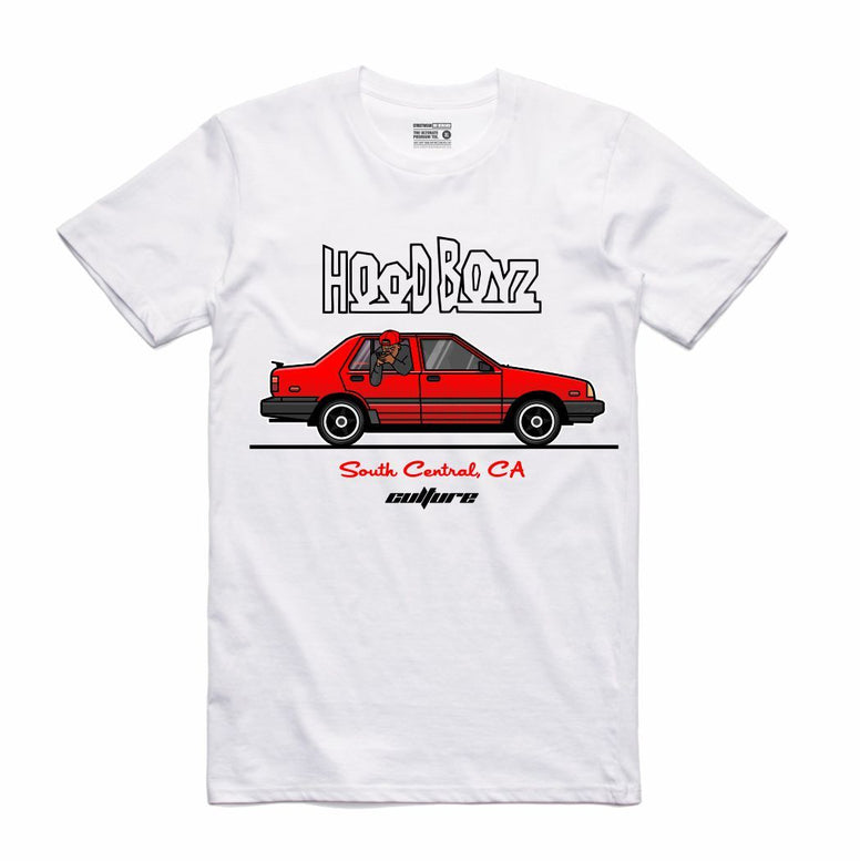 Streetwear on Demand CULTURE HYUNDAI HOOD BOYZ TEE WHITE