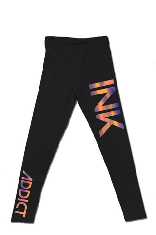 InkAddict WOMENS INK Leggings BLACK/CHROMA