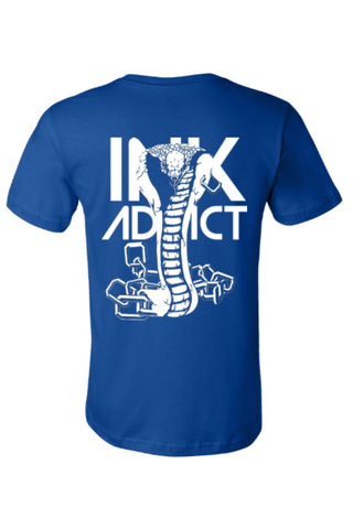 InkAddict RATTLER MENS BLUE Tee