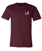 InkAddict RATTLER MENS MAROON Tee