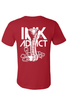 InkAddict RATTLER MENS RED Tee