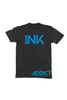 InkAddict INK Mens Tee HEAVY METAL / BLUE
