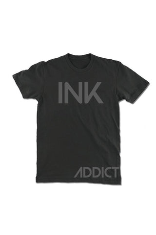 InkAddict INK Mens Tee HEAVY METAL / GREY