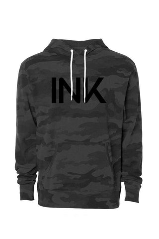 InkAddict INK Pullover Hoodie BLACK CAMO / BLACK