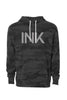 InkAddict INK Pullover Hoodie BLACK CAMO / GREY