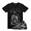 Retro Kings AJ5 ANTHRACITE IRON MIKE TEE BLACK