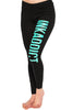 InkAddict WOMENS INKADDICT Leggings BLACK/TURQUOISE