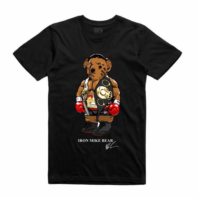 Streetwear on Demand BEAR IRON MIKE TEE BLACK