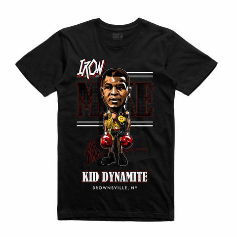 Streetwear on Demand CARICATURE IRON MIKE TEE BLACK