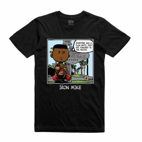 Streetwear on Demand PNUTS IRON MIKE TEE BLACK