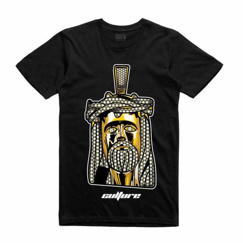 Streetwear on Demand CULTURE JESUS TEE BLACK